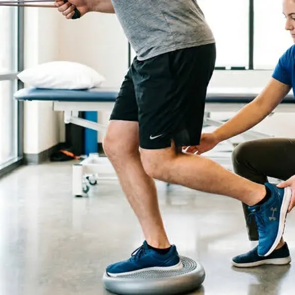 Sports rehabilitation therapy at Mountain Town Rehab in Mt. Pleasant, MI